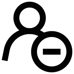 User Minus Icon