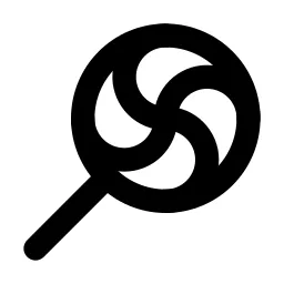Lollipop Line Icon
