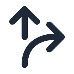 Arrow Decision Right Line Icon