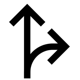 Split Arrow Up Right Icon