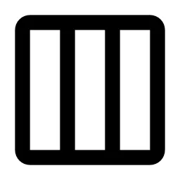 Columns 3 Line Icon