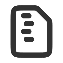 Document Zip Icon