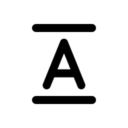 Line Height Duo Icon