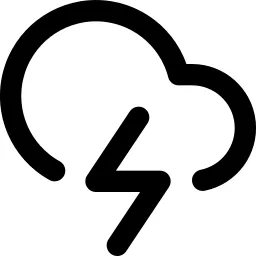 Cloud Lightning Icon