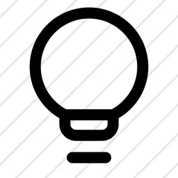 Light Bulb Idea Light Icon