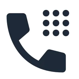 Phone Dial Solid Icon