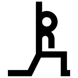 Lunge Pose Icon