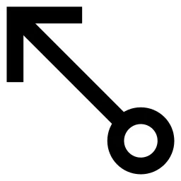Circle Arrow Up Left Icon