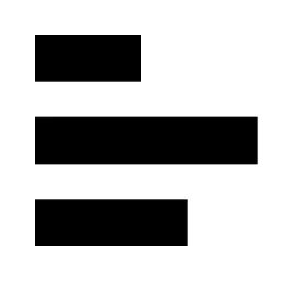 Bar Chart Horizontal Fill Icon