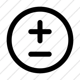 Exposure 1 Plus Minus Icon