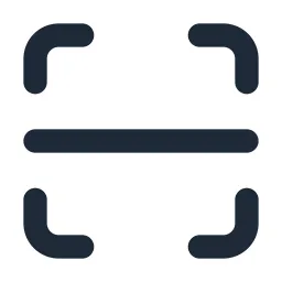 Scan Line Line Icon