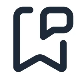 Bookmark Chat Line Icon
