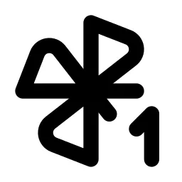 Car Fan 1 Line Icon