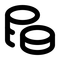 Coins Line Icon