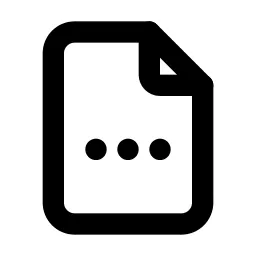 File Dots Line Icon