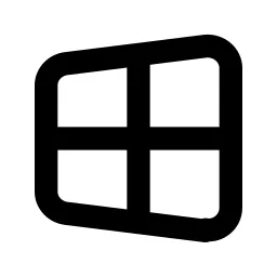 Brand Windows Line Icon