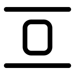 Align Vertical Spacing Icon