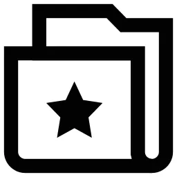 Folder Star Icon
