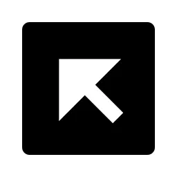Arrow Left Up Box Fill Icon