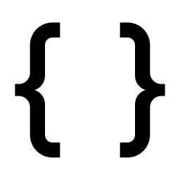 Braces Line Icon