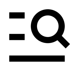 Menu Search Line Icon