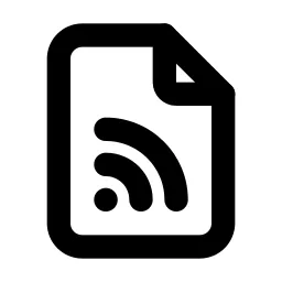 File Rss Line Icon