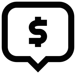 Dollar Message Icon