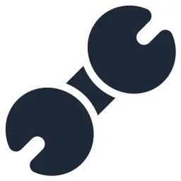 Wrench 4 Solid Icon