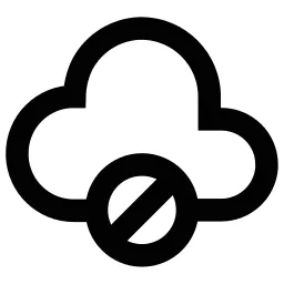Cloud Block Icon