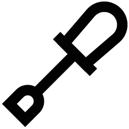 Flat Screwdriver Icon