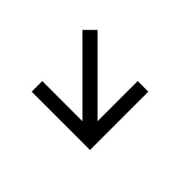 Arrow Down Line Icon