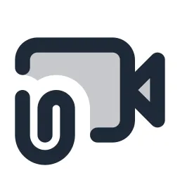 Video Attachment Duotone Icon