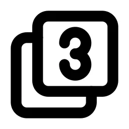 Box Multiple 3 Line Icon