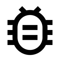 Bug 2 Line Icon