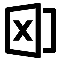 File Excel 2 Line Icon