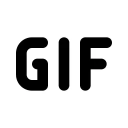 Gif Line Icon