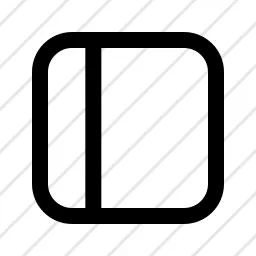 Sidebar Simple Left Square Icon