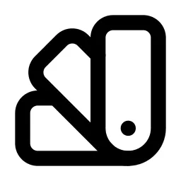 Color Swatch Line Icon