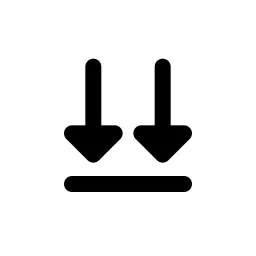 Align Bottom Fill Icon