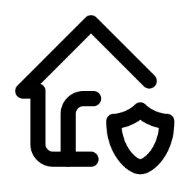 Home Shield Line Icon