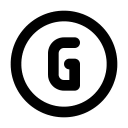 Circle Letter G Line Icon