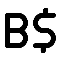 Currency Dollar Brunei Line Icon