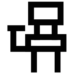 School Chair Desk Icon