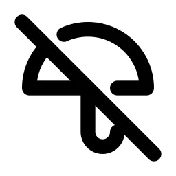 Umbrella Off Line Icon
