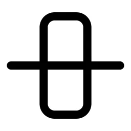 Align Vertical Centers Icon