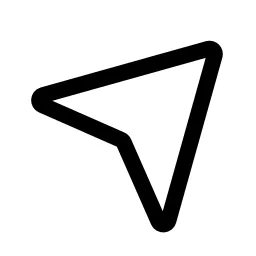 Maps Arrow Diagonal Icon