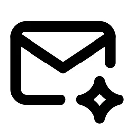 Mail Spark Line Icon