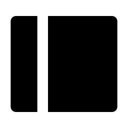 Layout Left Fill Icon