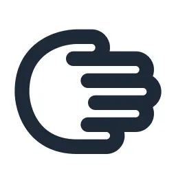 Hand 3 Line Icon