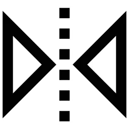 Reflection Vertical Icon